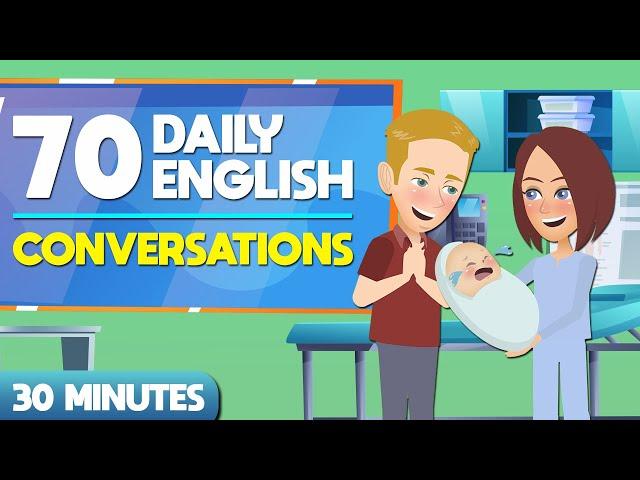 70 Daily English Conversations | English For Beginners