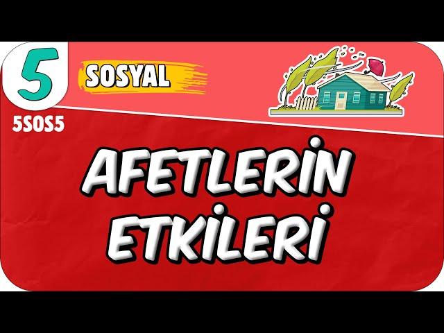 Yaşadığımız İlde Meydana Gelebilecek Afetlerin Etkileri 5SOS5 #2025