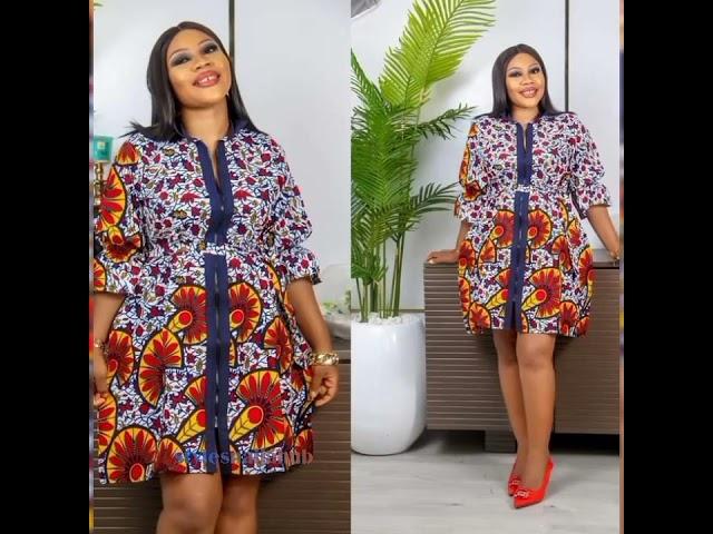 Smart Ankara dress styles you should have this New Year. #youtube #stylesnaijahub