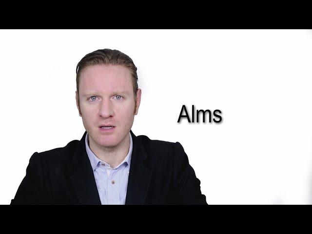 Alms - Meaning | Pronunciation || Word Wor(l)d - Audio Video Dictionary