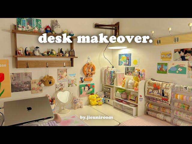 Desk makeover&stationery organization