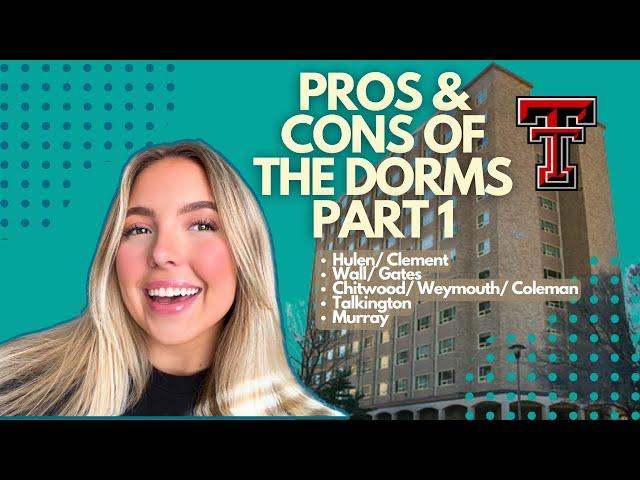 Pros and Cons of Texas Tech Dorms | Texas Tech Vlog Squad