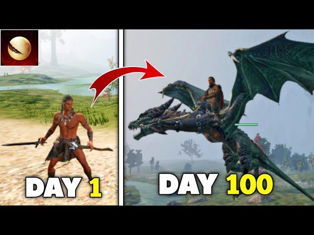 I Survived 100 Days in Dark and Light Mobile | Dark and Light Mobile 2023