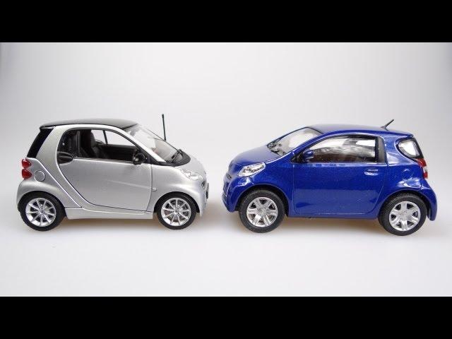 The Smart Fortwo vs the Toyota IQ (2012 Video)