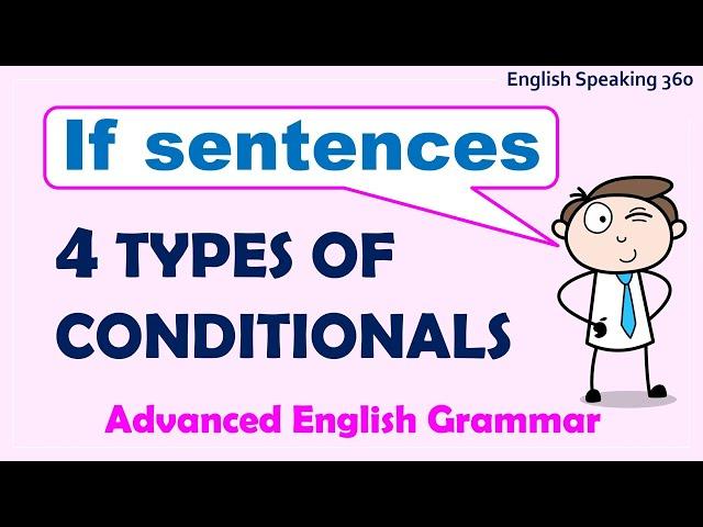 IF SENTENCES 4 Kinds of Conditionals in English  Useful English Grammar