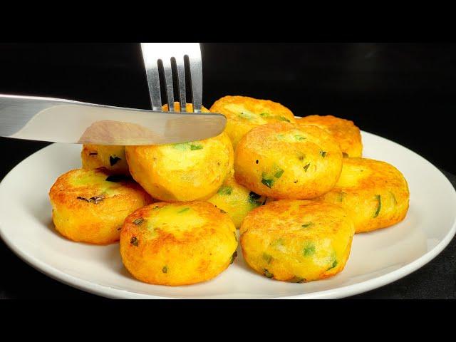 GOD, HOW DELICIOUS! A delicious dish made from just 3 potatoes! Quick potato recipe!