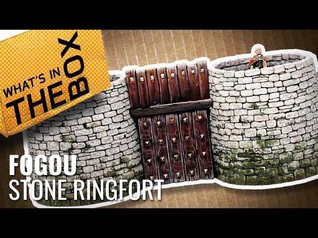 Unboxing: Dark Age Ring Fort Wargaming Terrain | Fogou Models