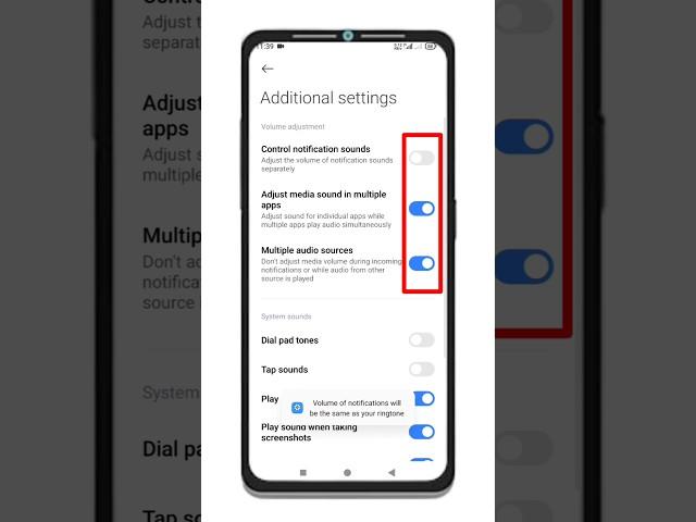 How to disable volume adjustment of notifications | Volume Adjustment Off #shorts