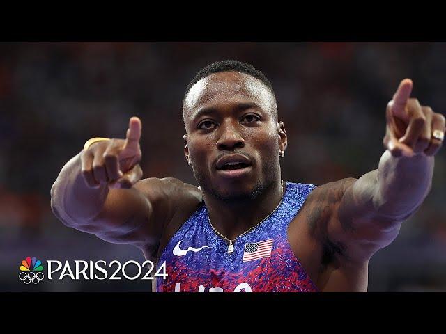 Team USA goes gold-silver as Grant Holloway, Daniel Roberts lead 110m hurdles | Paris Olympics