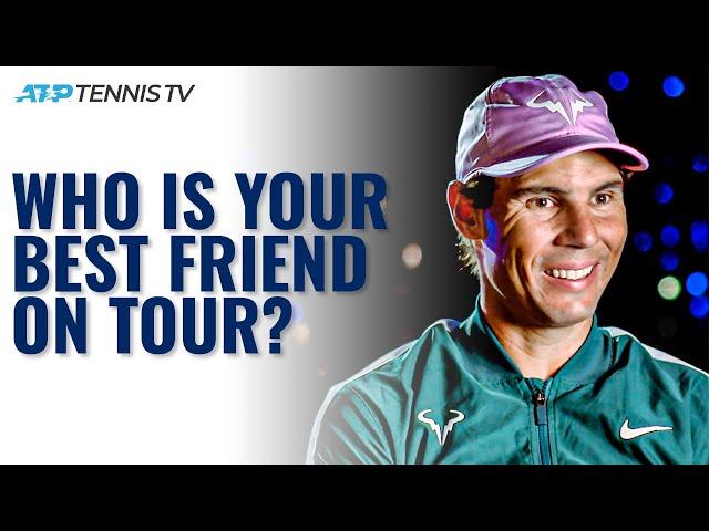 ATP Players Reveal Their Best Friends on Tour! 