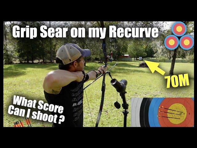 Grip Sear on a Recurve | Shooting my Recurve like a Barebow