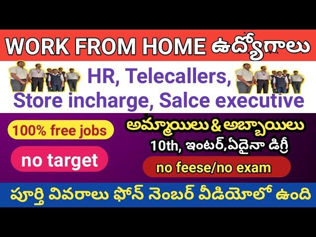 Work From Home Jobs - Hr Telecaller Store Incharge Jobs - Male And Female Jobs - 10th To Any Degree