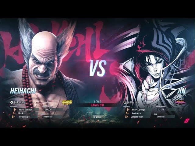 SinMustDie (Jin) VS SinfulPants (Heihachi) - Tekken 8 Quick Match