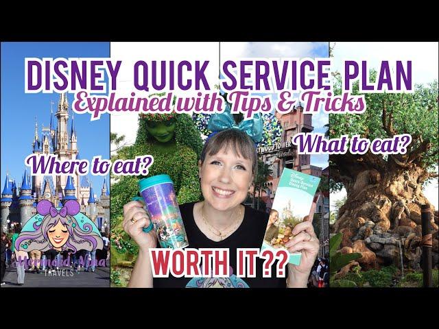 Disney World Quick Service Dining Plan 2024 - WORTH IT??