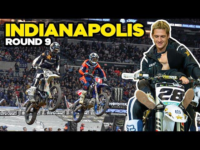 CHRISTIAN CRAIG P7 AT INDY SUPERCROSS | Riding Opening Ceremonies With My Son!