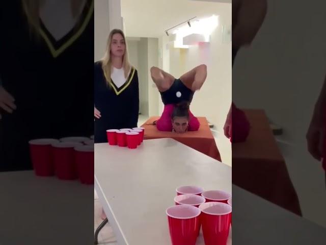 Best beer pong trick shot 