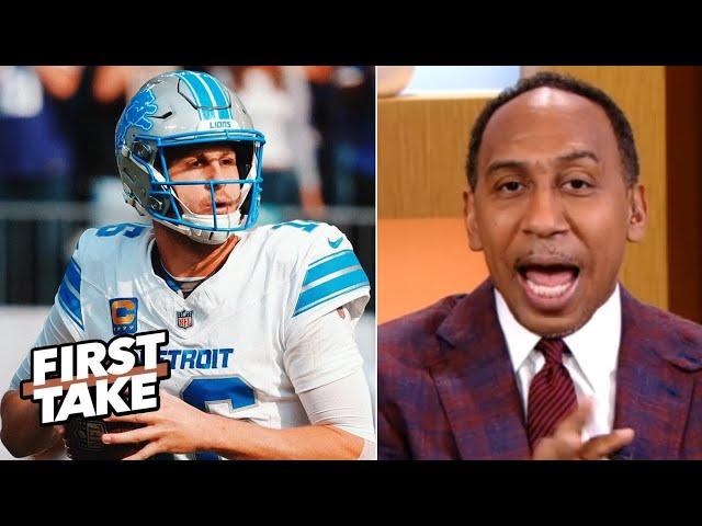 FIRST TAKE | "Lions will win NFC North and earn No. 1 seed and to reach Super Bowl" - Stephen A.