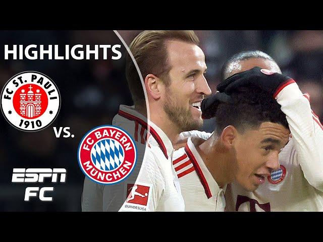  MUSIALA WINNER  St. Pauli vs. Bayern Munich | Bundesliga Highlights | ESPN FC