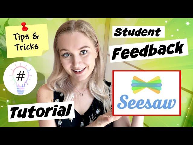 Using Seesaw to give feedback to your students (2020)