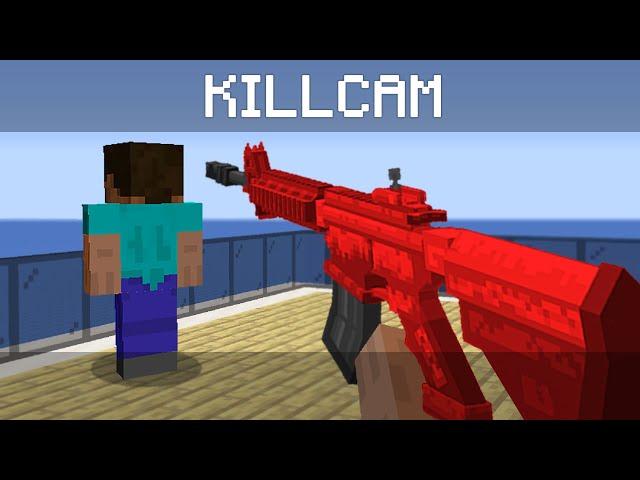 If Minecraft was a First Person Shooter