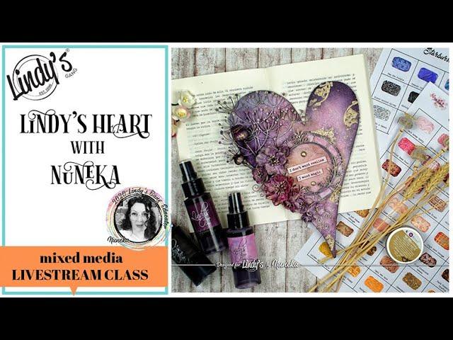 Lindy's Heart - Mixed Media Livestream with Nuneka