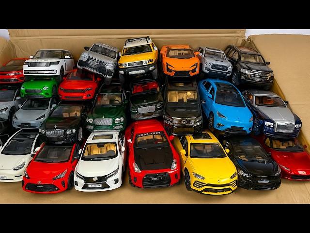 Box Full of 1:24 Scale Diecast Model Cars -  Part 1