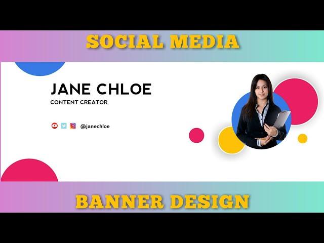 How to Design Social Media Banner in Pixellab (2023)