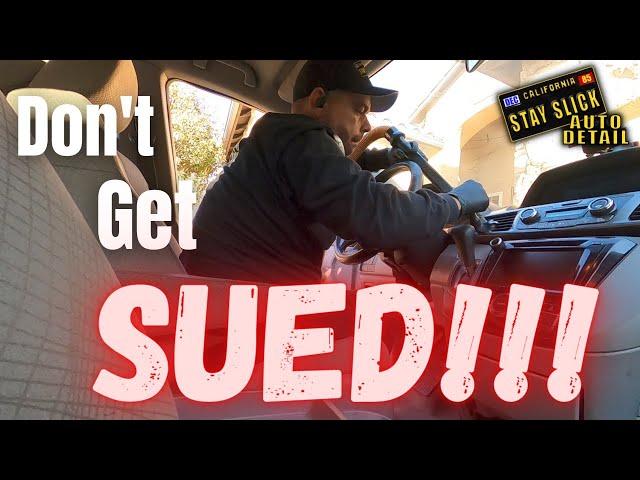 How to avoid Liability | Stay Slick Auto Detail