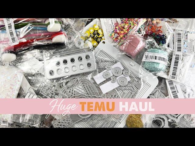 Huge TEMU Haul - Stamps, Dies and More