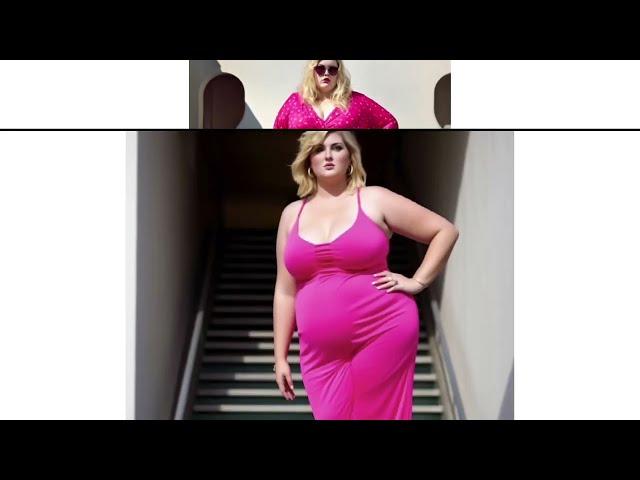 12 plus-size gorgeous magenta color swimwear model fashion designs ideas # AIFASHIONDESIGNS