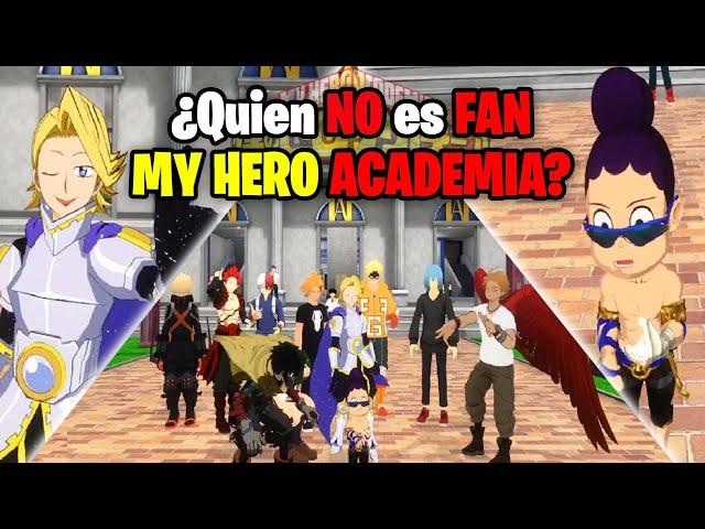 9 FANS de MY HERO ACADEMIA VS 1 FALSO FAN | VrChat