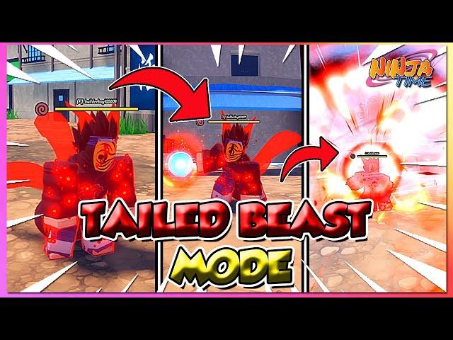 Ninja Time How To Get  9 Tailed Beast Mode Fast + Full Guide! (CODES)