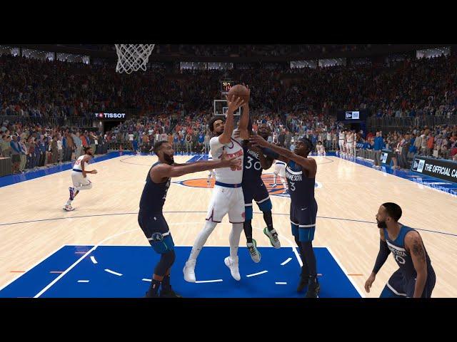 Knicks vs Timberwolves | NBA 2K25 Gameplay