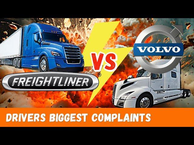 Drivers Biggest Complaints | Everything WRONG With FREIGHTLINER & VOLVO