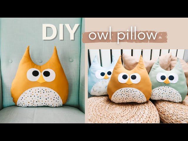 DIY Owl Pillow by Owlipop + Pattern | Owlipop DIY