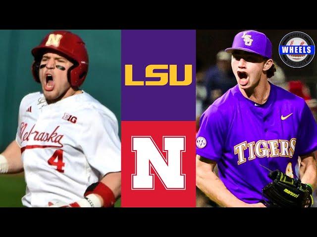 #2 LSU vs Nebraska (Exciting Game!) | 2025 College Baseball Highlights