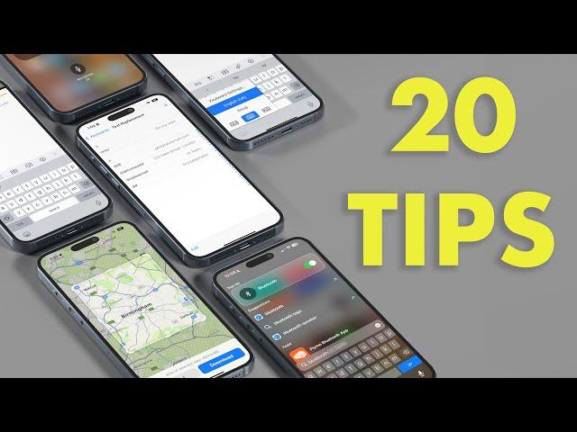 20 AWESOME iPhone Productivity Tips in 12 minutes!