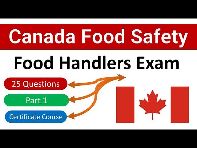 Canada Food Handlers Practice Test 2024   Food Safe Certificate Level 1 Preparation