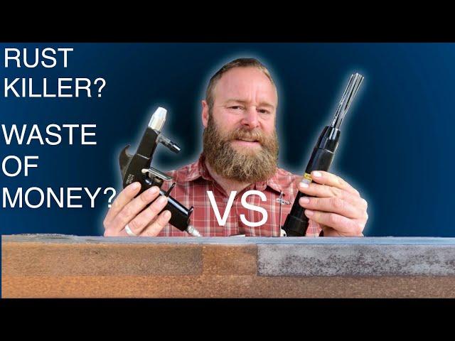 Sand Blaster VS Needle Scaler DON’T WASTE YOUR MONEY!! Watch This Before Buying One