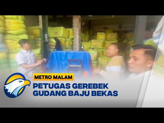 Gudang Baju Bekas Impor di Pasar Senen Digerebek