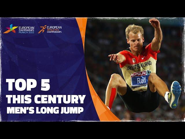 Longest Men's Long Jumps Of The 21 CENTURY | Top 5 | European Athletics Championships