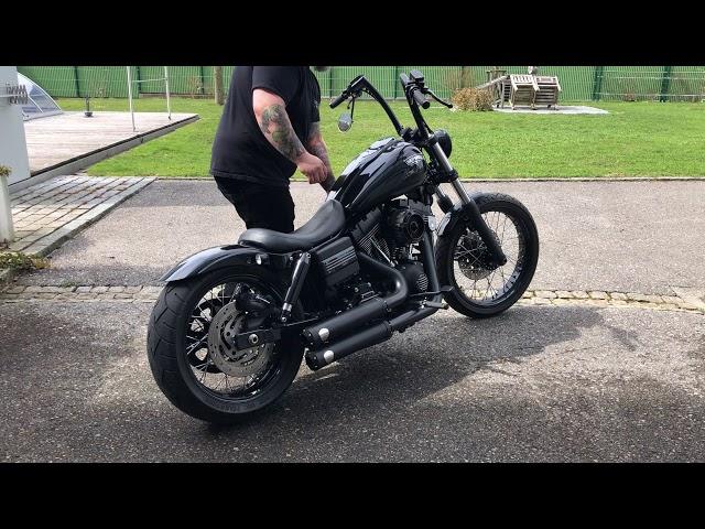 Harley Davidson Street Bob FXDB Penzl Exhaust (Sound)