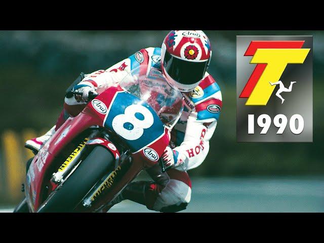 Isle of Man TT 1990 | Carl Fogarty wins the Formula 1 Race