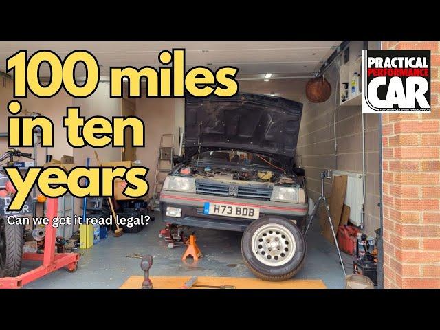 We bought a limited edition 205 GTI that'd been neglected for years. Can we get it road legal?