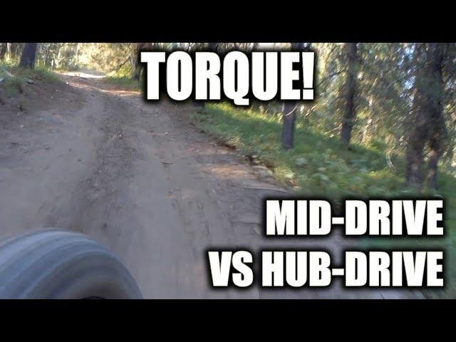 MID DRIVE ELECTRIC BIKE TORQUE DEMONSTRATION - CAN YOUR HUB DRIVE RAD ROVER DO THIS?