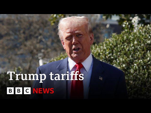 US President Donald Trump threatens 200% tariff on alcohol from EU countries | BBC News