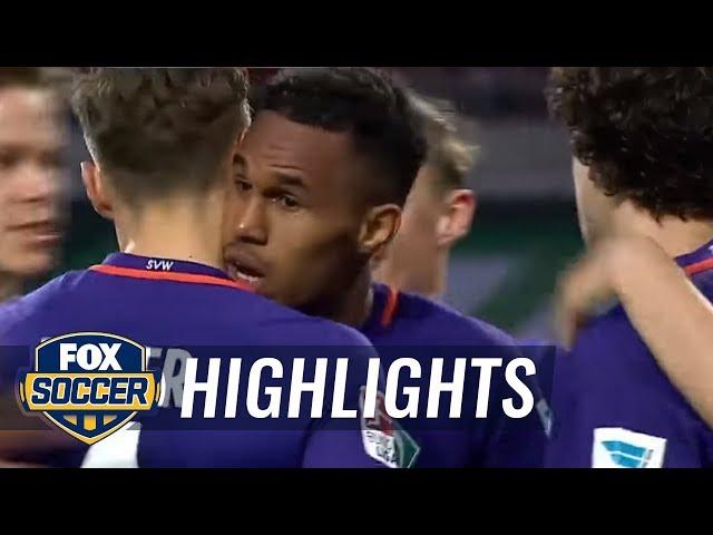 Theodor Gebre Selassie levels it for Werder Bremen | 2016 - 17 Bundesliga Highlights