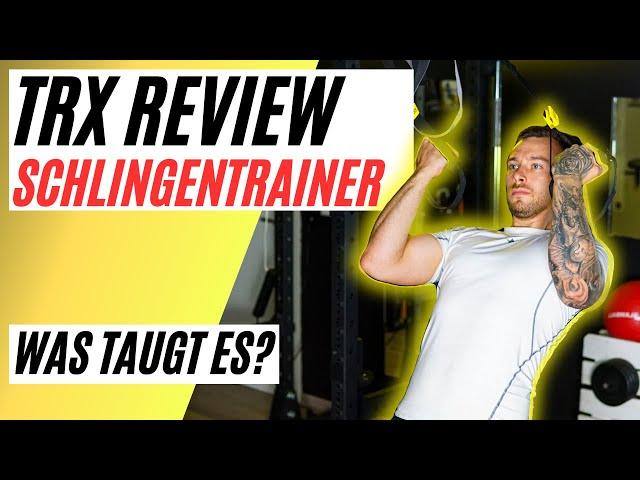 TRX Schlingentrainer Review - Kann man damit ein Krafttraining machen?