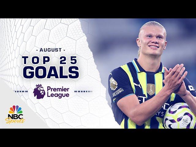 Top 25 Premier League goals of August 2024 | NBC Sports