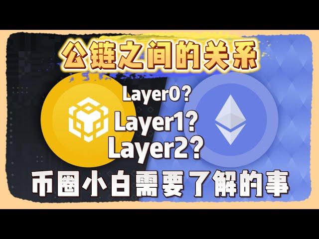 【币圈入门视频】加密货币公链与公链之间的关系｜什么是Layer0、Layer1、Layer2、侧链易懂讲解！（第3期）